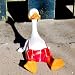 Coloured Resin Sitting Duck Garden Ornament