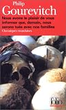 Nous avons le plaisir de vous informer que, demain, nous serons tu�s avec nos familles