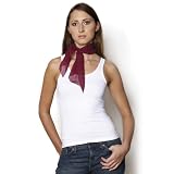Azuri Silk Chiffon Square Scarf - 110 Colors