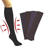2 Paar Stützkniestrümpfe für Damen und Herren