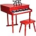 Toys : Red Baby Grand Piano