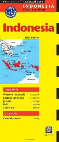indonesia travel map fifth edition periplus travel maps