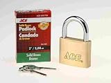 Ace Label Solid Brass Padlock (88/50DBKA403)