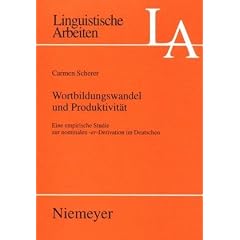 Wortbildungswandel und Produktivit�t