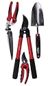 Bond 6585 4 Piece Gardening Combo Set With Grass Shear, Mini Lopper, Pruner And Trowel
