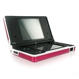 (Hot Pink Metal) New hard snap-on armor carry case for nintendo DSi free sc ....