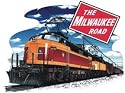Milwaukee Little Joe Railroad Train Sweatshirt Pullover