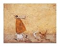 Ernest, Doris, Horace and Stripes Decorative Art Poster Print by Sam Toft, 20x16