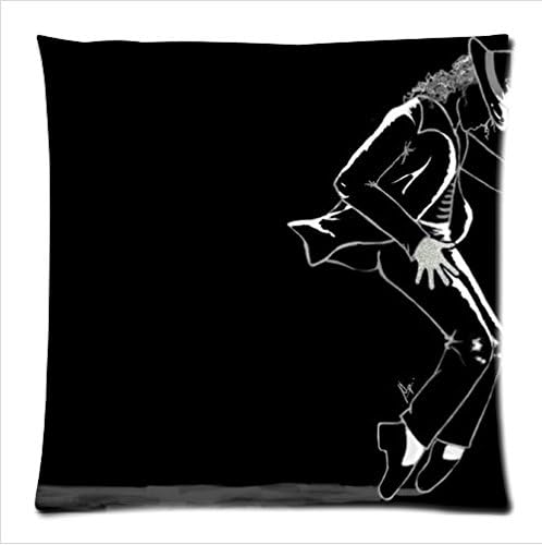 Custom Micheal Jackson Pattern Soft Satin Pillowcase,Pillow Cases 18"(W)x18"(L)One Side Printed.