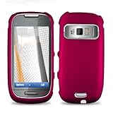 iNcido Brand Cell Phone Rubber Rose Pink Protective Case Faceplate Cover Fo ....