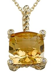 Genuine Citrine Pendant by Effy Collection®
