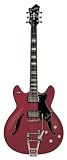 Hagstrom Tremar Viking Deluxe Electric Guitar (Cream Red)