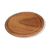 Schinkenteller 25cm rund m.Rille
