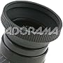 Adorama - Lens hood - black - rubber