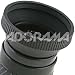 Adorama - Lens hood - black - rubber