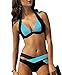 Women's Sexy Criss Cross Bandage Push Up Bikini Swimsuit