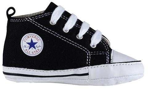 Converse Infant First Star, black canvas Infant shoe size 1 to 3