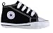 Sporting Goods : Converse Infant First Star, black canvas Infant shoe size 1 to 3