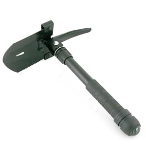 Folding Shovel with Pick, Compass, Multifunction Survival Tool, Emergency Zone® Brand