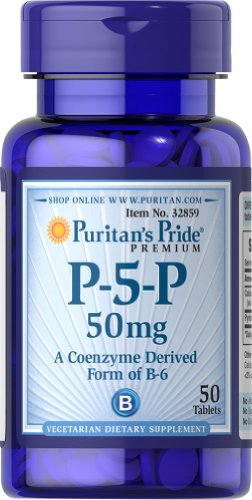 Puritan's Pride P-5-P 50 mg-50 Tablets Puritan's Pride P-5-P 50 mg-50 Tablets