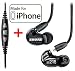Shure SE215-K Earphones and CBL-M-+K Music Phone Cable with Remote + Mic for iPhone, iPod and iPad