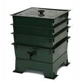 The Worm Factory 3-Tray Recycled Plastic Worm Composter – Green – CAD009-1