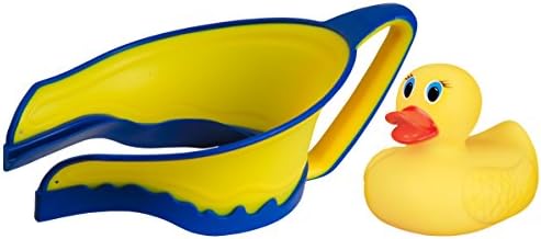 Lil Rinser Splashguard, Yellow with White Hot Safety Bath Ducky