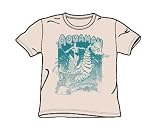 Aquaman Catch A Wave Youth S/S T-shirt in Cream by DC Comics