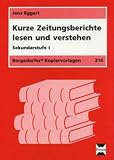 Produkt-Bild: Kurze Zeitungsberichte lesen und verstehen: Sekundarstufe I