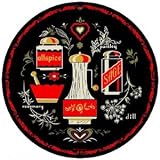 Kitchen Spices Round Metal Sign