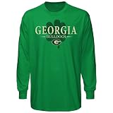 NCAA Georgia Bulldogs St. Paddy's Long Sleeve T-Shirt - Green (Medium)