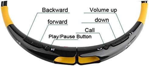 JuSp HBS 740, High Quality Best Seller ,HBS-740 Bluetooth V4.0 Wireless Bluetooth Stereo Headset Neckband style Earphone and Handfree Headphones for Cellphones, such as iPhone,Samsung, LG, Moto, Nokia, HTC, PC, iPad, PSP & any Bluetooth enabled device(black-red) +1 Random Colorful Stylus Ballpoint Pen Gift