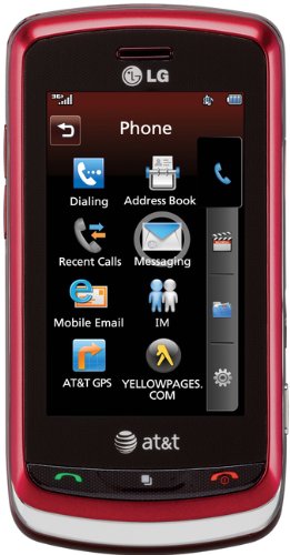 LG Xenon GR500 Phone, Red (AT&T)