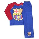 Kids Boys Barcelona Football Club Long Sleeve Nightwear/Pyjama Set