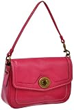 Coach Fuschia Leather Wristlet Clutch 41456 B4I4