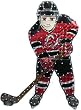 9" NHL New Jersey Devils Lighted Hockey Player Car Window Decoration