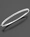 Sterling Silver Diamond Accent Bangle Bracelets