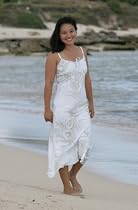 Princess Kawananakoa Hawaiian Beach Wedding Dress