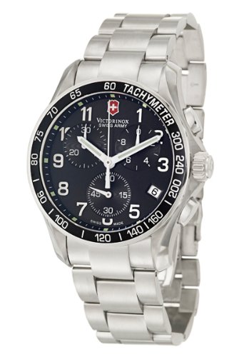 Victorinox Swiss Army Men's 241171 Chrono Classic Black Dial Watch