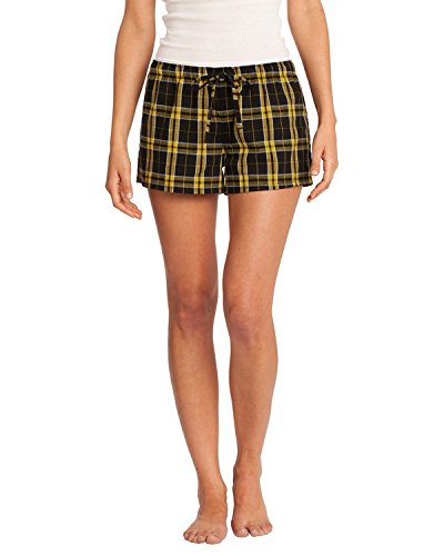 District Women's Flannel Plaid Boxer