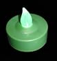 LED Battery Operated Green Tea Light Candle #ES60-764
