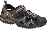 Infant Boys' Stride Rite SuperBall Sandal (8 M Infant in OD Green/Navy/Orange Leather/Mesh)