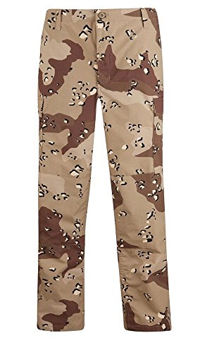 Propper Mens Genuine Gear BDU Trouser 60C/40P Rip 6 Color Desert L Long