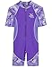 Tuga Girls Short Sleeve One Piece Swimsuit 3mos-7 Years, UPF 50+ Sun Protection