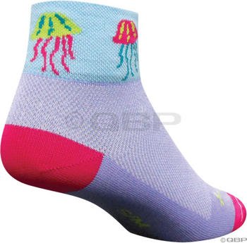 SockGuy Women's 2in Jellyfish Cycling/Running Socks (Jellyfish - S/M) On Sale