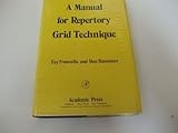 A manual for repertory grid technique