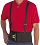 Body Glove 90313 Open Road Back Support, Black, Large