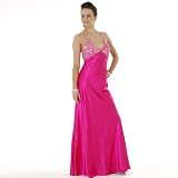 41ZW%2BDQ%2BAmL. SL160  Formal Evening Gown. Beaded Dress for Prom, Party Dress by Sean Collection (8853) FUSCHIA S
