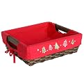 Square Basket - Red Liner