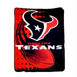 Houston Texans NFL Royal Plush Raschel Blanket (Flash Series) (60